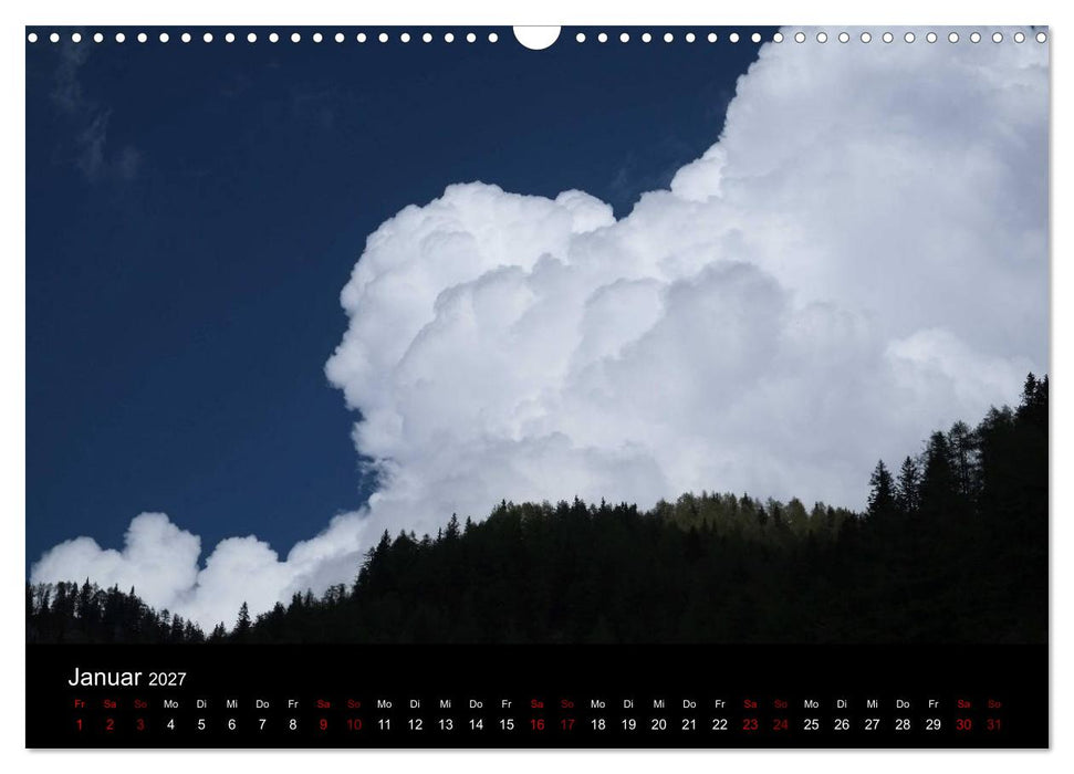 Wolken. (CALVENDO Wandkalender 2027)