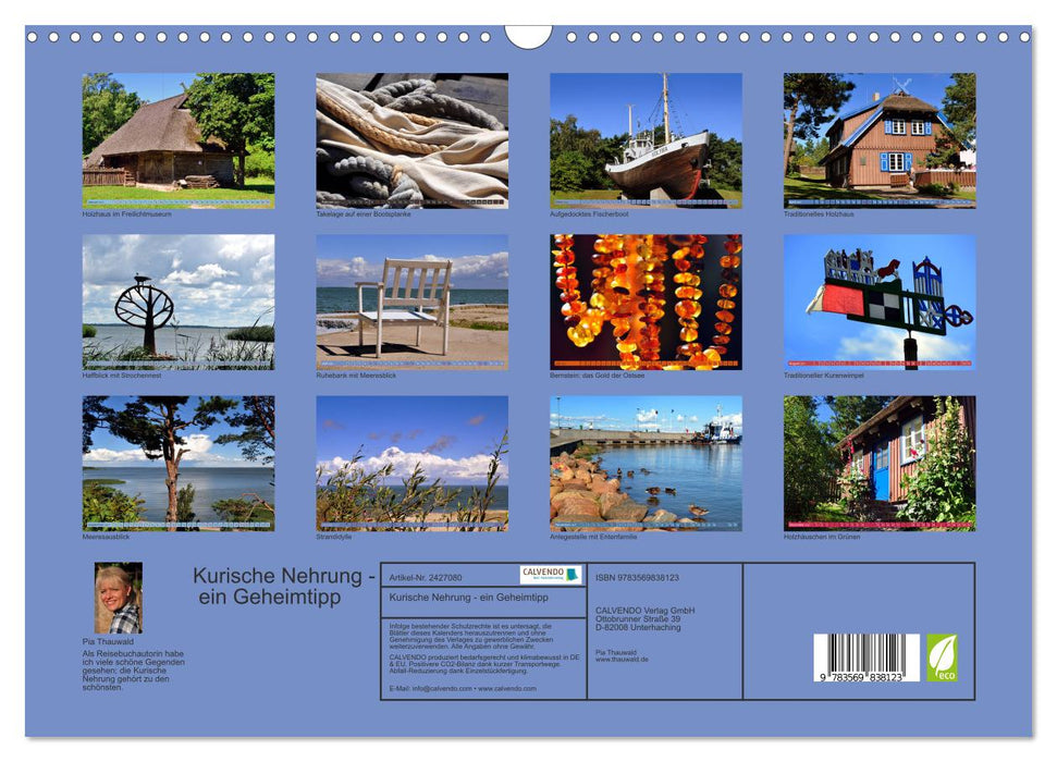 Kurische Nehrung - ein Geheimtipp (CALVENDO Wandkalender 2027)