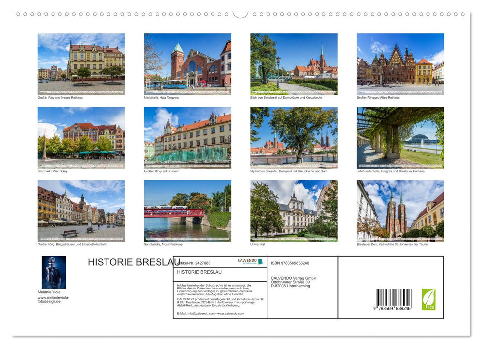 HISTORIE BRESLAU (CALVENDO Premium Wandkalender 2027)