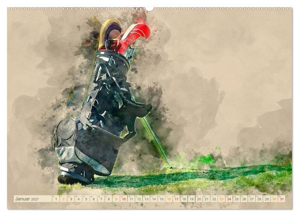 Ich liebe Golf (CALVENDO Wandkalender 2027)