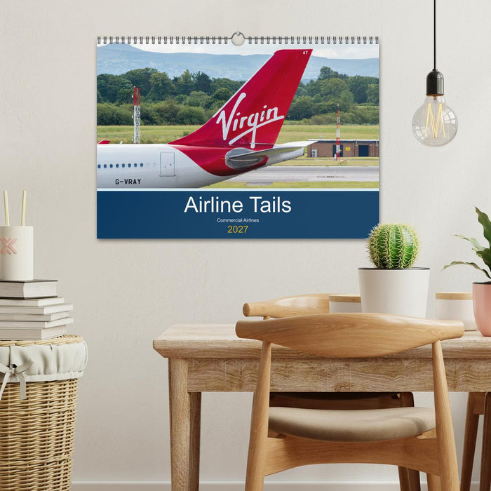 Airline Tails (CALVENDO Monthly Calendar 2027)