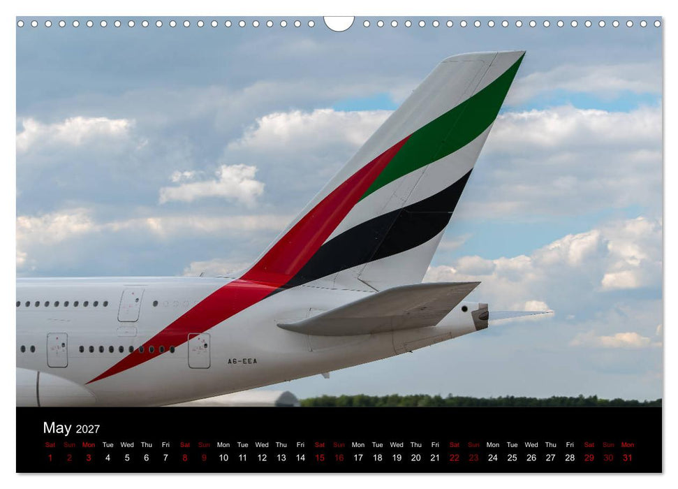 Airline Tails (CALVENDO Monthly Calendar 2027)