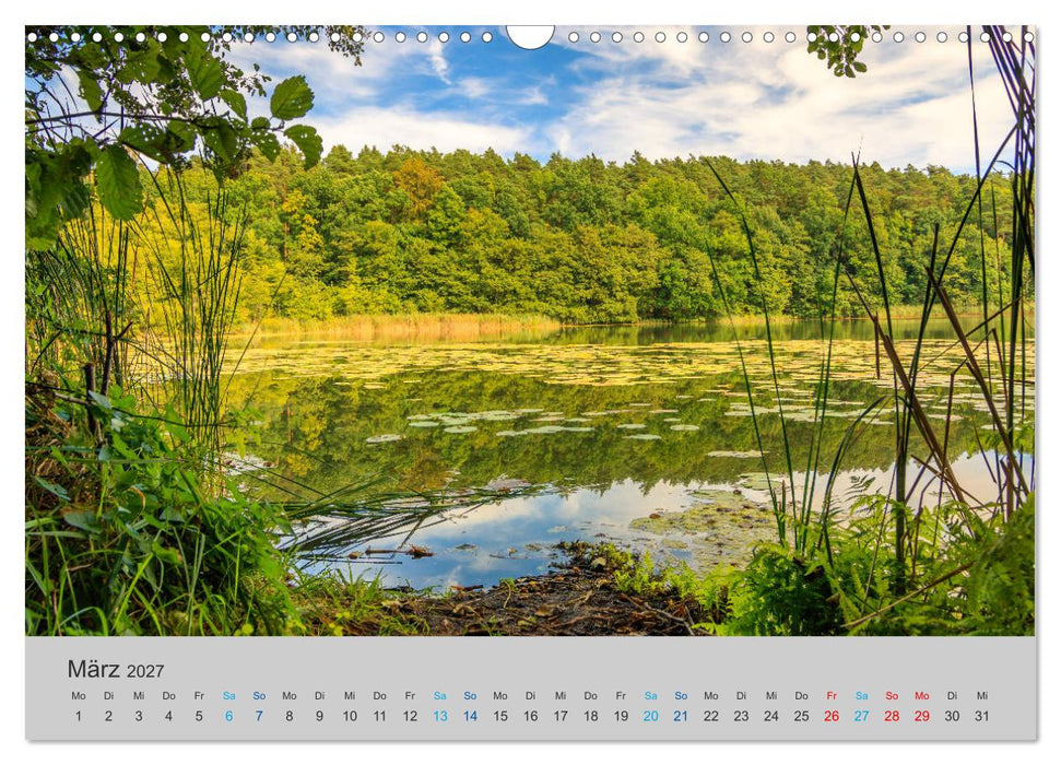 See- und Flußlandschaften in Brandenburg (CALVENDO Wandkalender 2027)