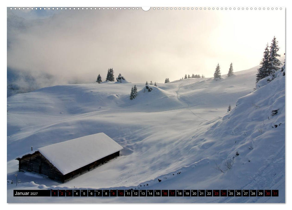 Bergmagie – Fotos aus dem Berner Oberland (CALVENDO Wandkalender 2027)