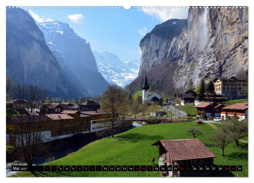 Bergmagie – Fotos aus dem Berner Oberland (CALVENDO Wandkalender 2027)