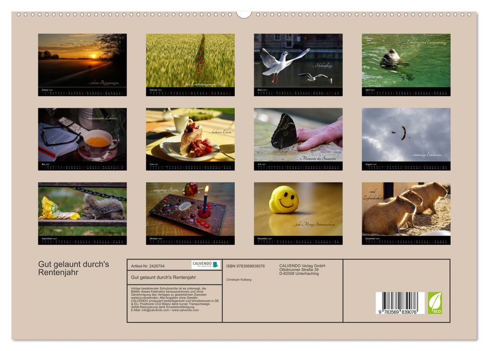 Gut gelaunt durch's Rentenjahr (CALVENDO Premium Wandkalender 2027)
