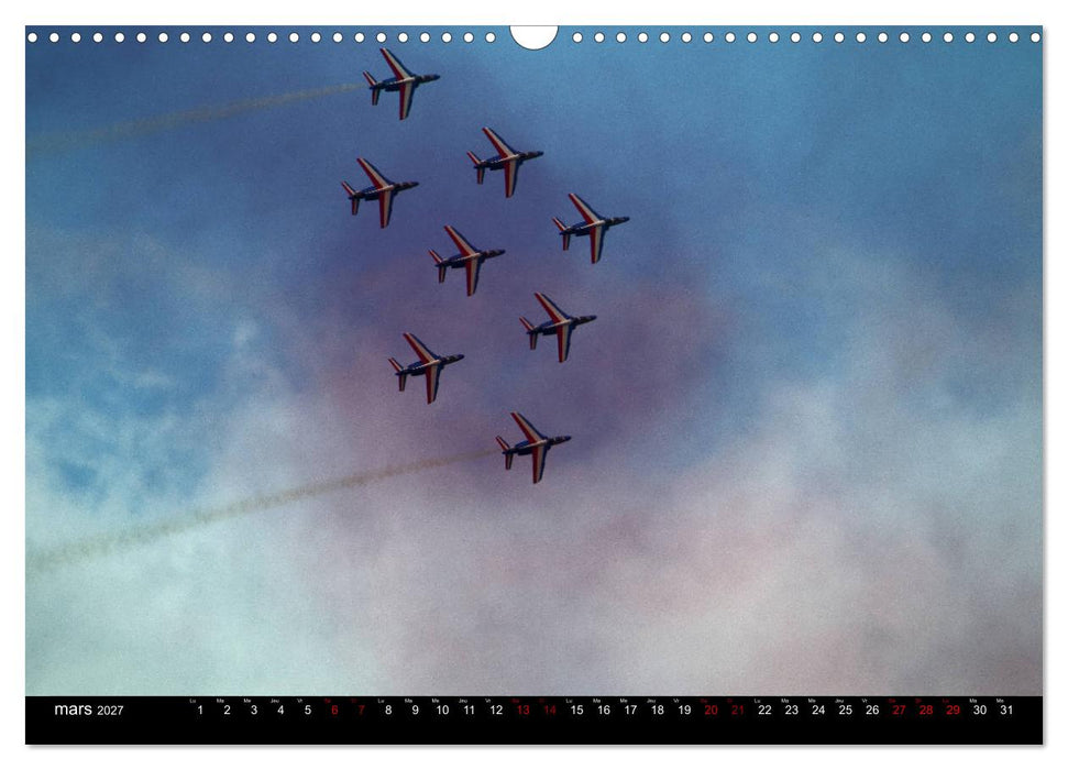 Arabesques dans le ciel de France (CALVENDO Calendrier mensuel 2027)
