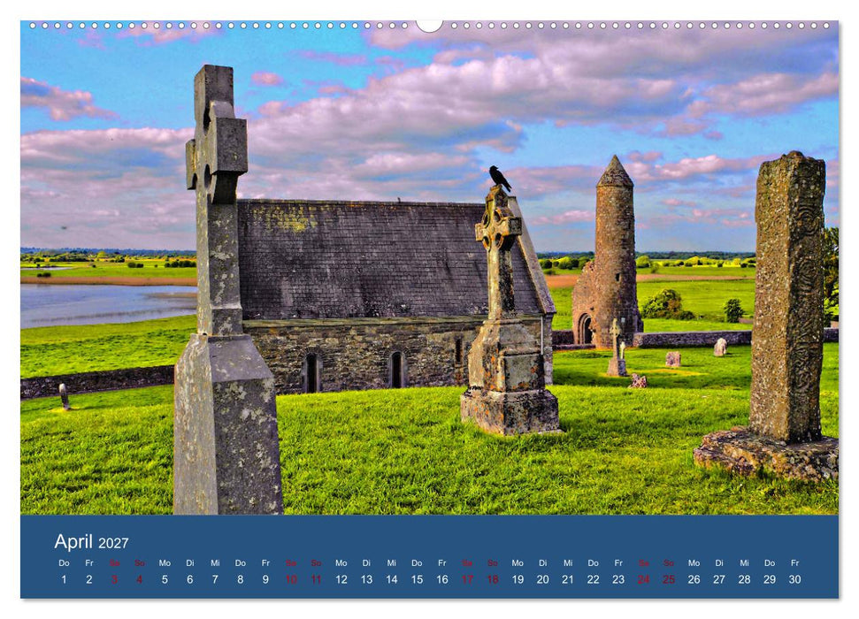Auf dem Shannon - Mit dem Boot durch Irland (CALVENDO Wandkalender 2027)