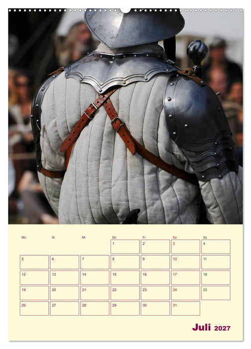Spektakulum - Mittelalterliches Kalendarium (CALVENDO Premium Wandkalender 2027)