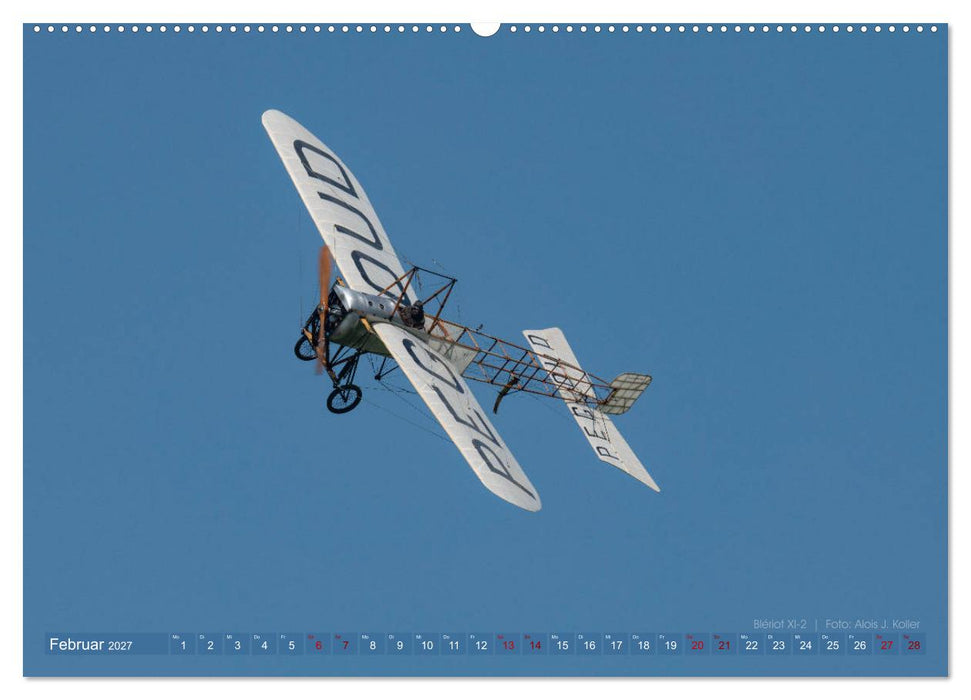 Historische Propellerflugzeuge (CALVENDO Wandkalender 2027)