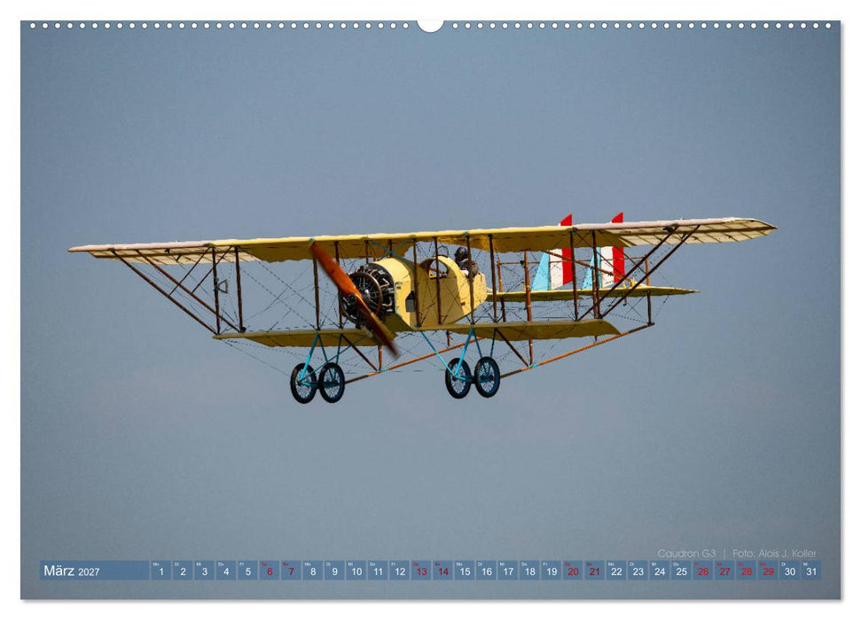 Historische Propellerflugzeuge (CALVENDO Wandkalender 2027)