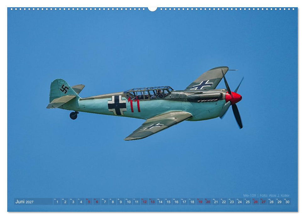 Historische Propellerflugzeuge (CALVENDO Wandkalender 2027)