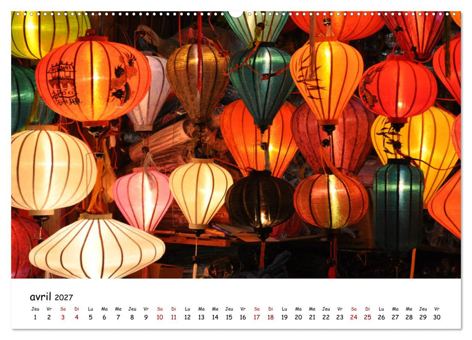 Vietnam du Nord au Sud (CALVENDO Calendrier supérieur 2027)