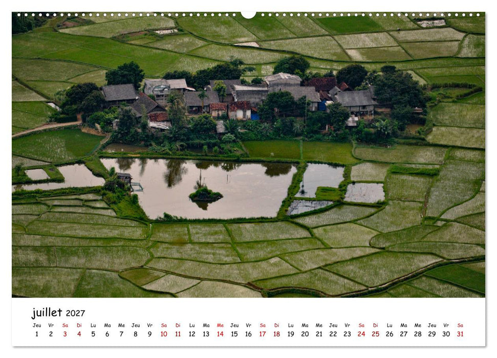 Vietnam du Nord au Sud (CALVENDO Calendrier supérieur 2027)