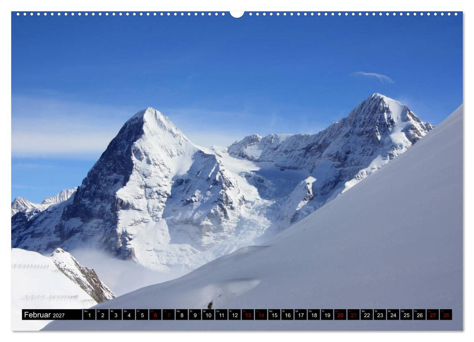 Eiger, Mönch und Jungfrau 2027 (CALVENDO Premium Wandkalender 2027)
