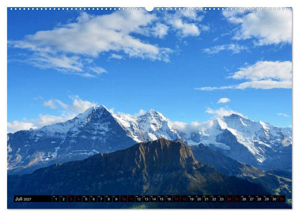 Eiger, Mönch und Jungfrau 2027 (CALVENDO Premium Wandkalender 2027)