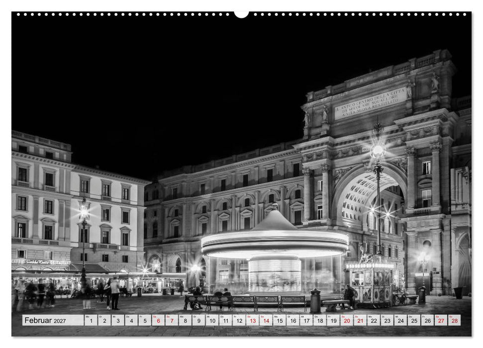 FLORENZ Monochrome Impressionen (CALVENDO Wandkalender 2027)