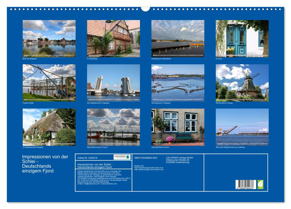 Impressionen von der Schlei - Deutschlands einzigem Fjord (CALVENDO Wandkalender 2027)