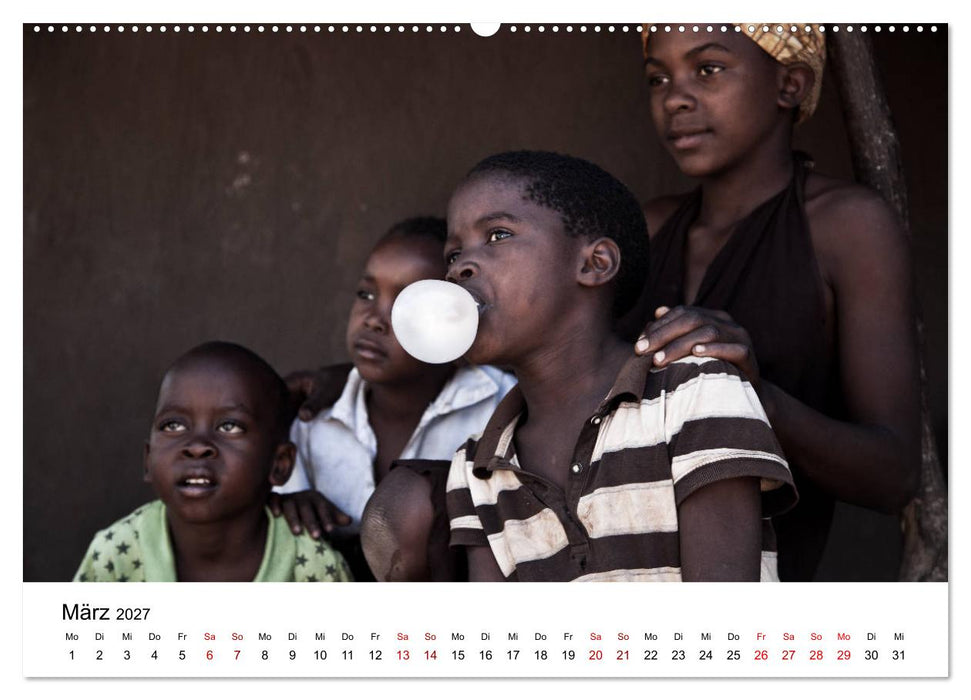 Sambia und der Sambesi (CALVENDO Premium Wandkalender 2027)