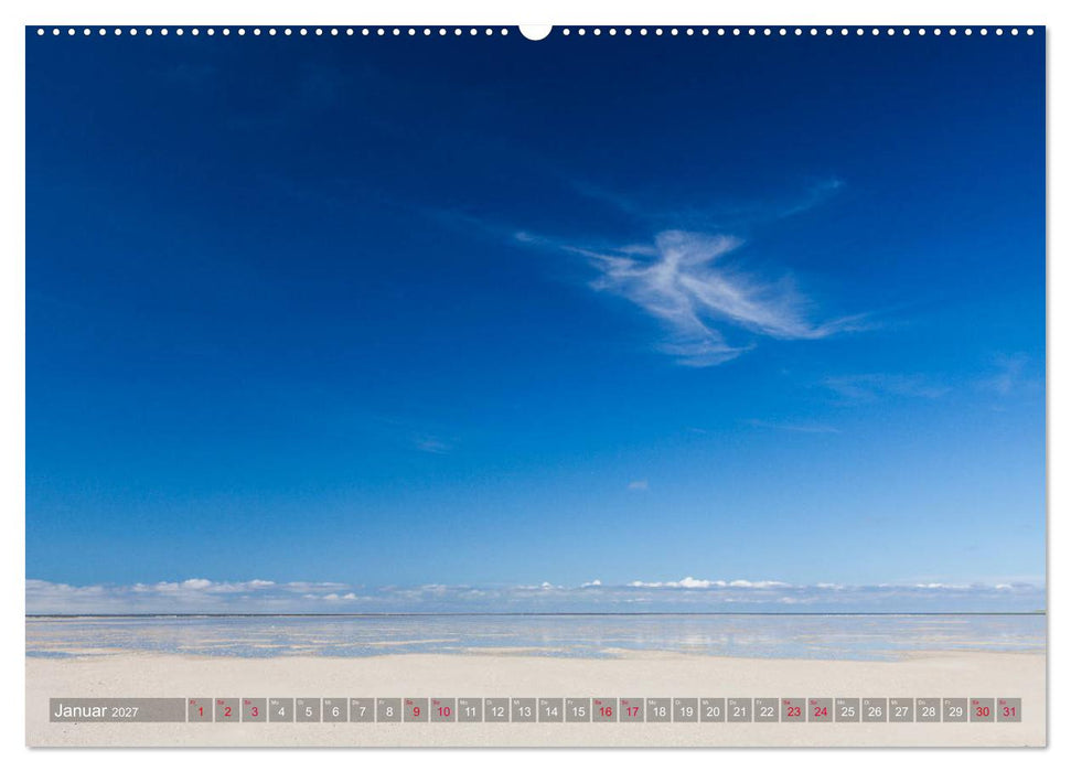 Sankt Peter-Ording. Sonne - Strand - Meer (CALVENDO Premium Wandkalender 2027)