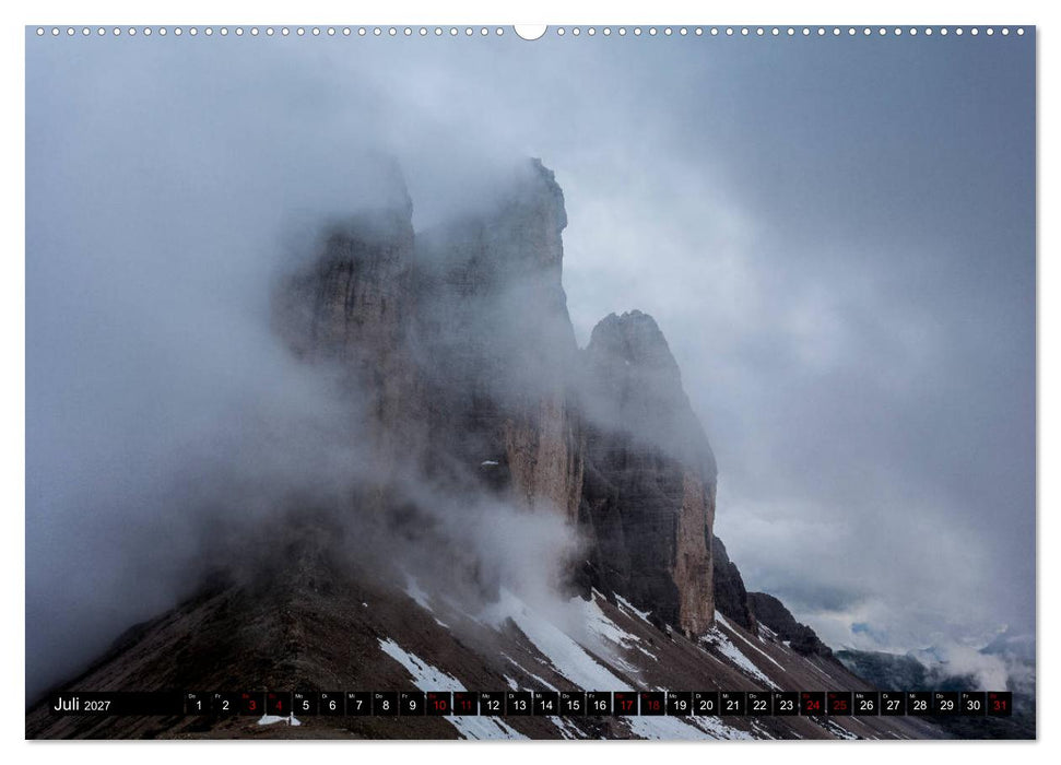 Drei Zinnen. Sextner Dolomiten (CALVENDO Premium Wandkalender 2027)