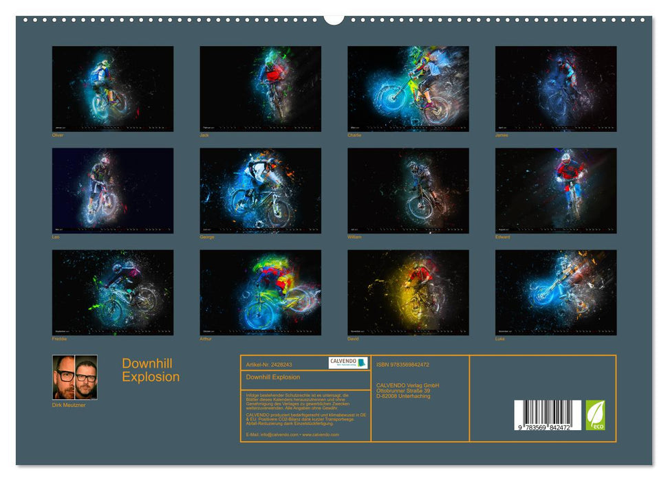 Downhill Explosion (CALVENDO Premium Wandkalender 2027)