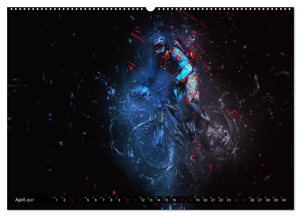 Downhill Explosion (CALVENDO Premium Wandkalender 2027)