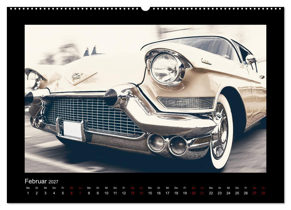 Retro Cars (CALVENDO Premium Wandkalender 2027)