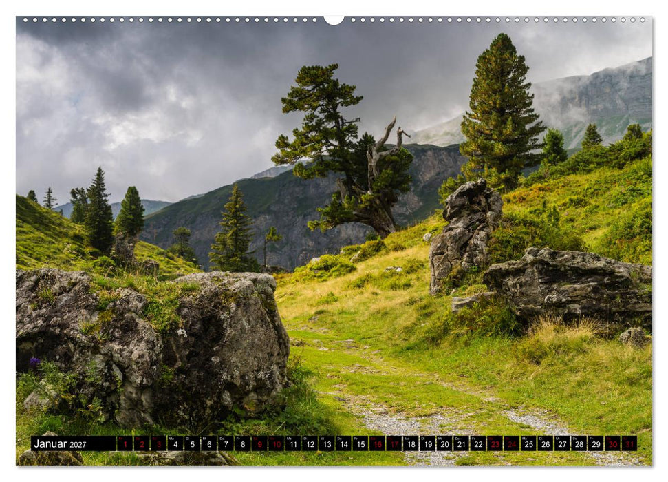 Bergsommer im Berner Oberland (CALVENDO Premium Wandkalender 2027)