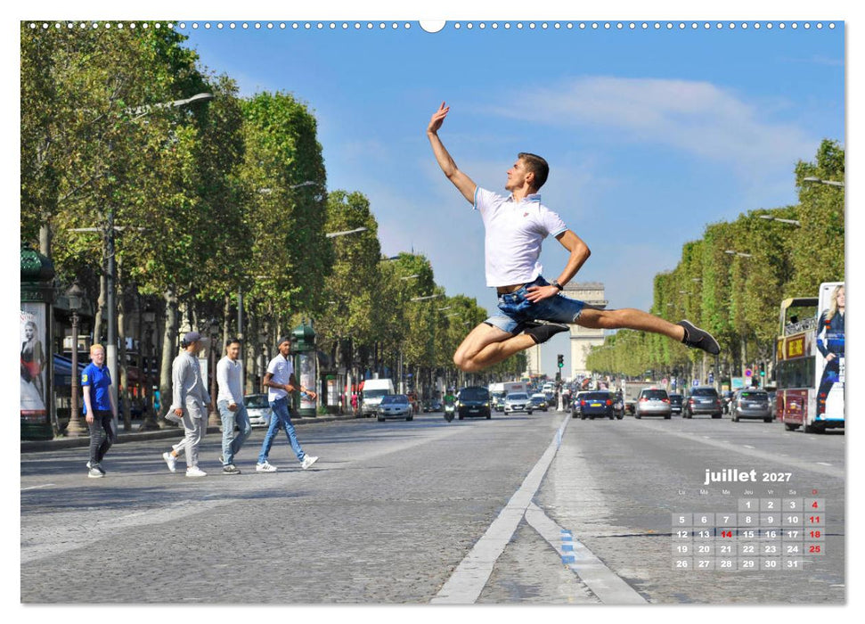 Des danseurs dans la ville 3 L'Oeil et le Mouvement (CALVENDO Calendrier supérieur 2027)