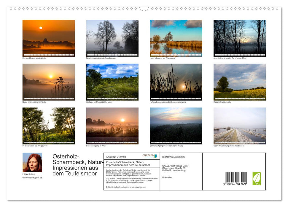 Osterholz-Scharmbeck, Natur-Impressionen aus dem Teufelsmoor (CALVENDO Premium Wandkalender 2027)