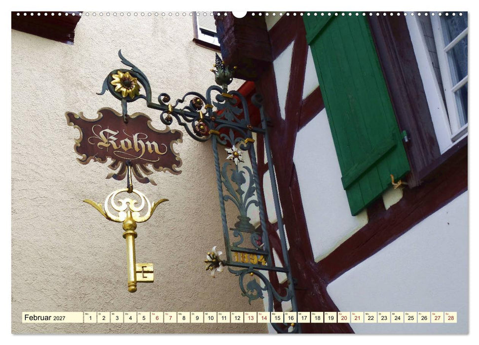 Unterwegs in der Altstadt von Geislingen (CALVENDO Wandkalender 2027)