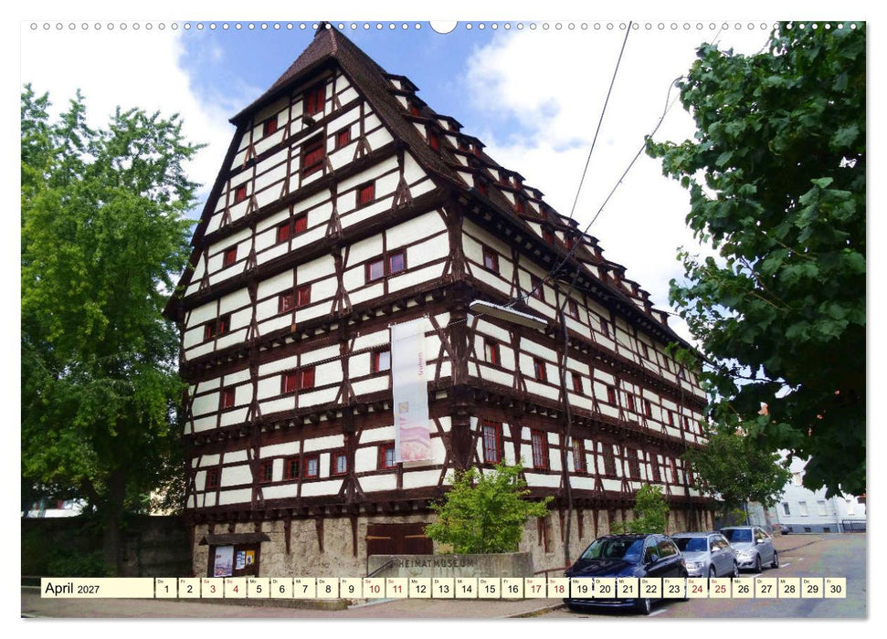 Unterwegs in der Altstadt von Geislingen (CALVENDO Wandkalender 2027)