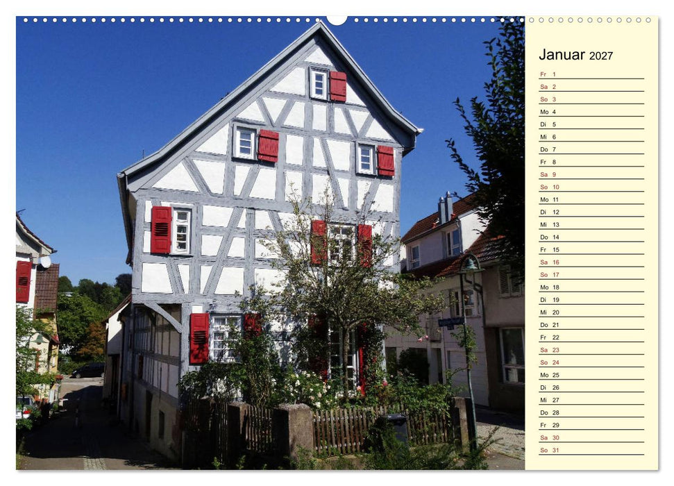 Unterwegs in Waiblingen (CALVENDO Wandkalender 2027)