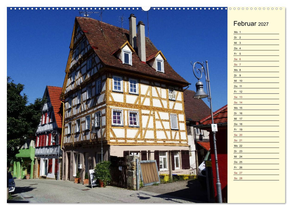 Unterwegs in Waiblingen (CALVENDO Wandkalender 2027)