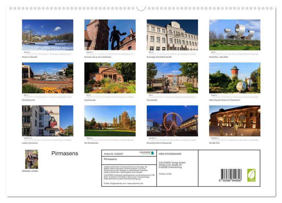 Pirmasens (CALVENDO Premium Wandkalender 2027)