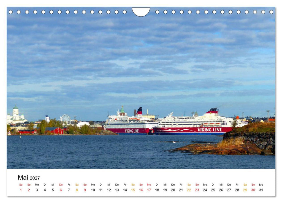 Finnland - Durch Seenlandschaften zum Polarkreis (CALVENDO Wandkalender 2027)