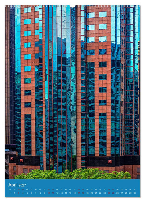 Architektur im Spiegelbild (CALVENDO Premium Wandkalender 2027)