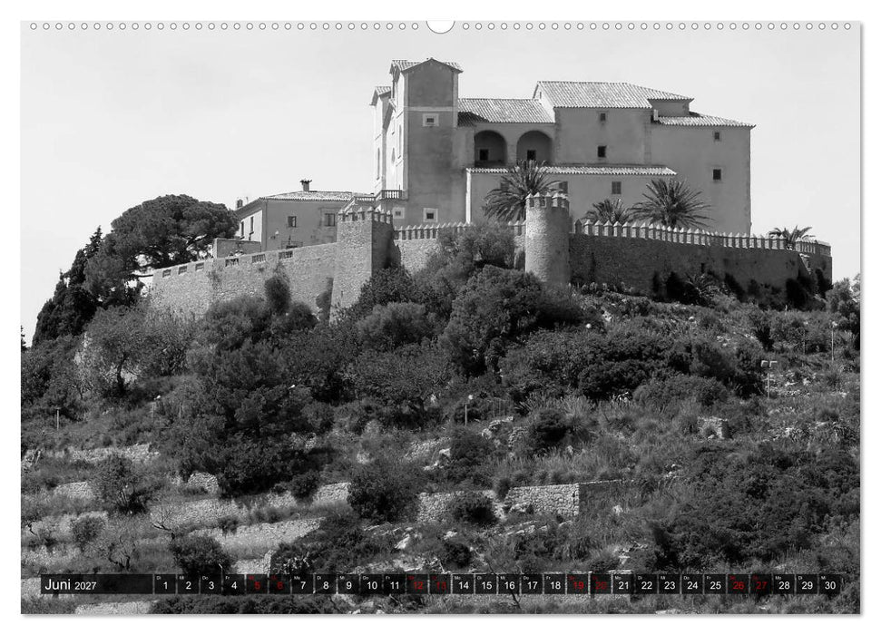 Mallorca monochrom (CALVENDO Wandkalender 2027)
