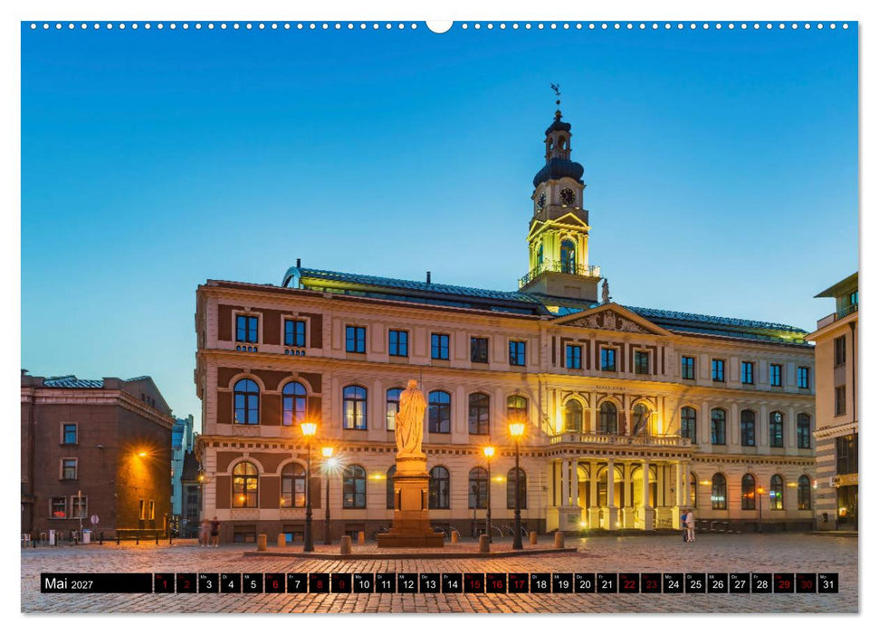 Ein Wochenende in Riga (CALVENDO Premium Wandkalender 2027)
