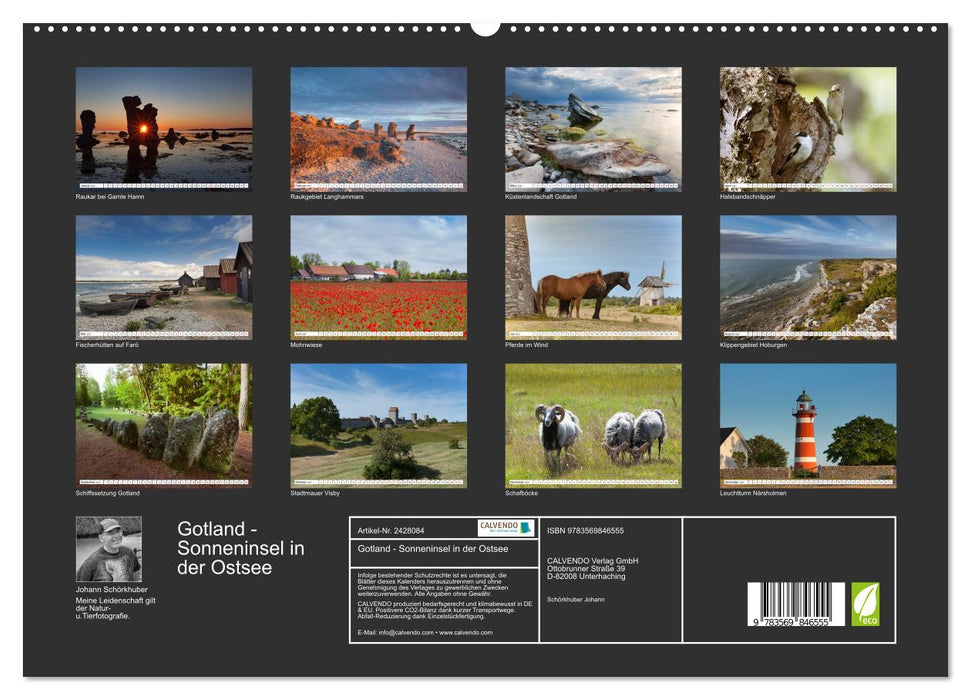 Gotland - Sonneninsel in der Ostsee (CALVENDO Premium Wandkalender 2027)