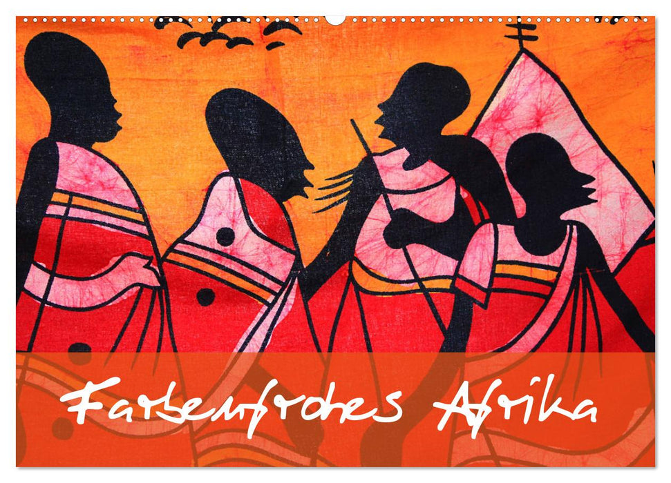 Farbenfrohes Afrika (CALVENDO Wandkalender 2027)