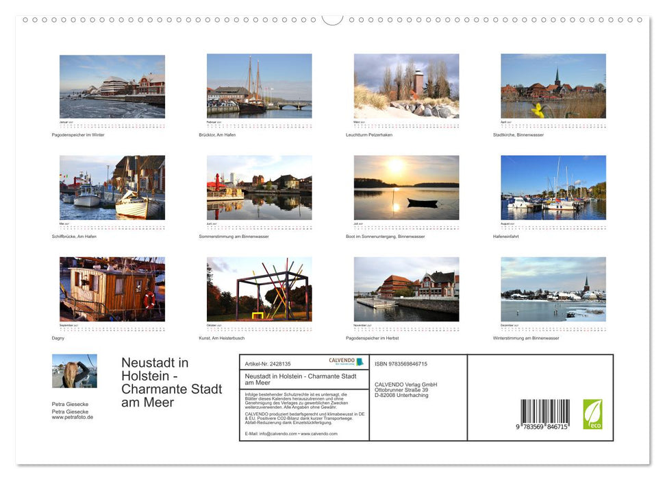 Neustadt in Holstein - Charmante Stadt am Meer (CALVENDO Premium Wandkalender 2027)