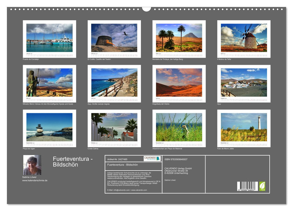 Fuerteventura - Bildschön (CALVENDO Wandkalender 2027)