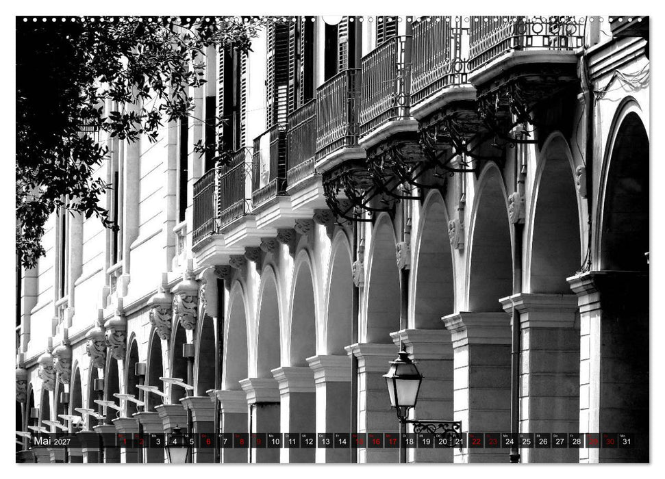 Mallorca monochrom (CALVENDO Premium Wandkalender 2027)