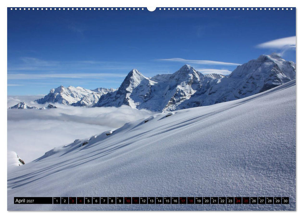 Eiger, Mönch und Jungfrau 2027 (CALVENDO Wandkalender 2027)