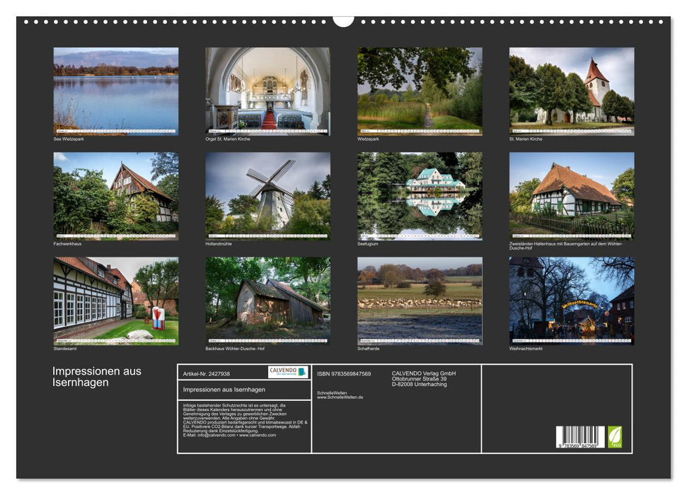 Impressionen aus Isernhagen (CALVENDO Wandkalender 2027)