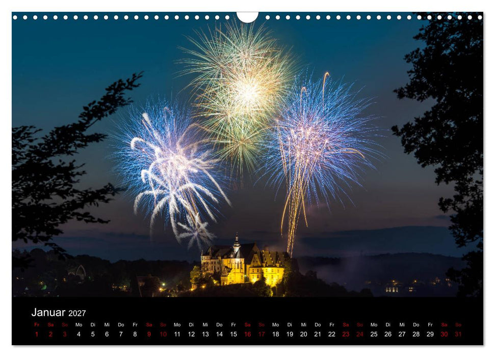 Märchenhaftes Marburg (CALVENDO Wandkalender 2027)