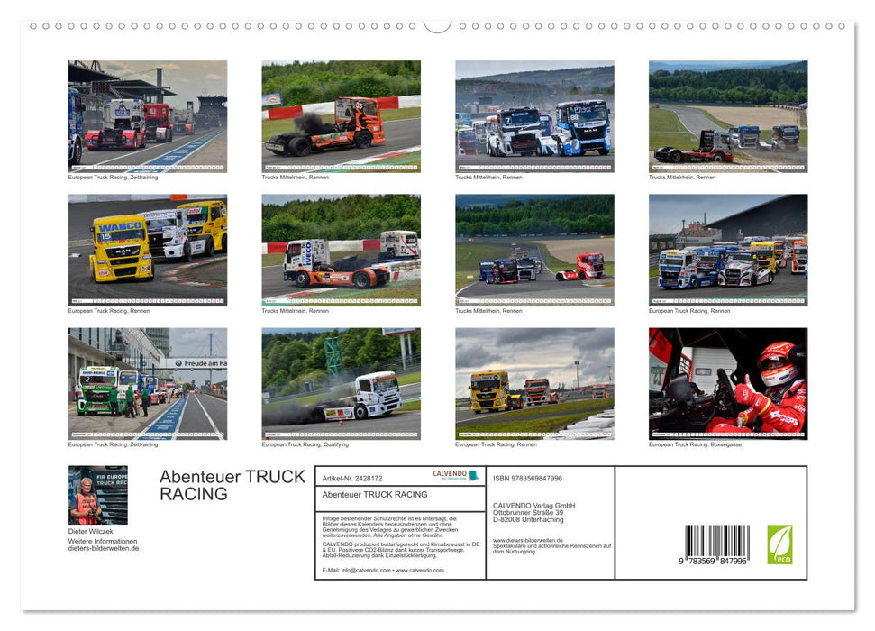 Abenteuer TRUCK RACING (CALVENDO Premium Wandkalender 2027)