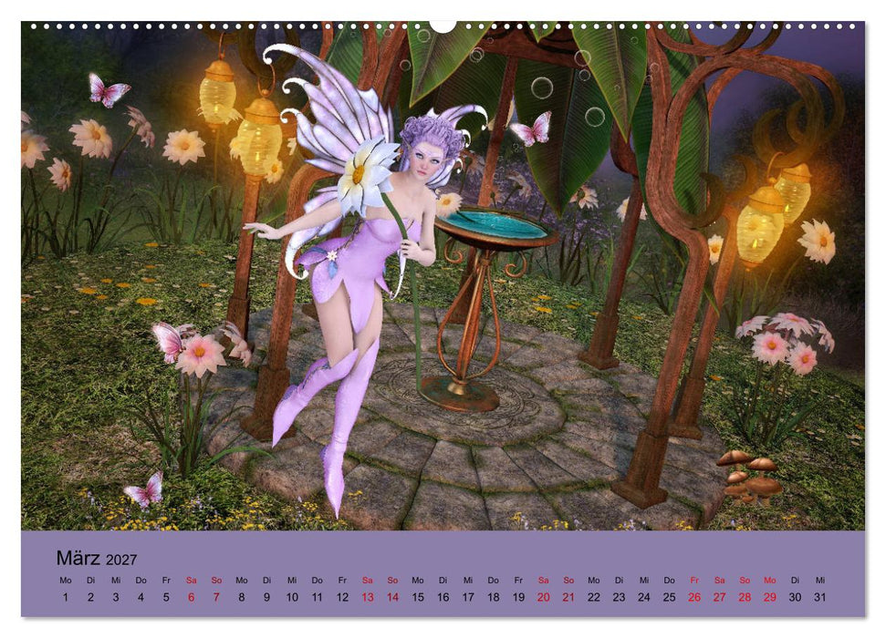 Elfenlichter, die Reise geht weiter (CALVENDO Premium Wandkalender 2027)